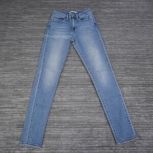 Levis 721 High Rise Skinny Jeans Women 27 Medium Wash Blue Denim (Fit 26x30)